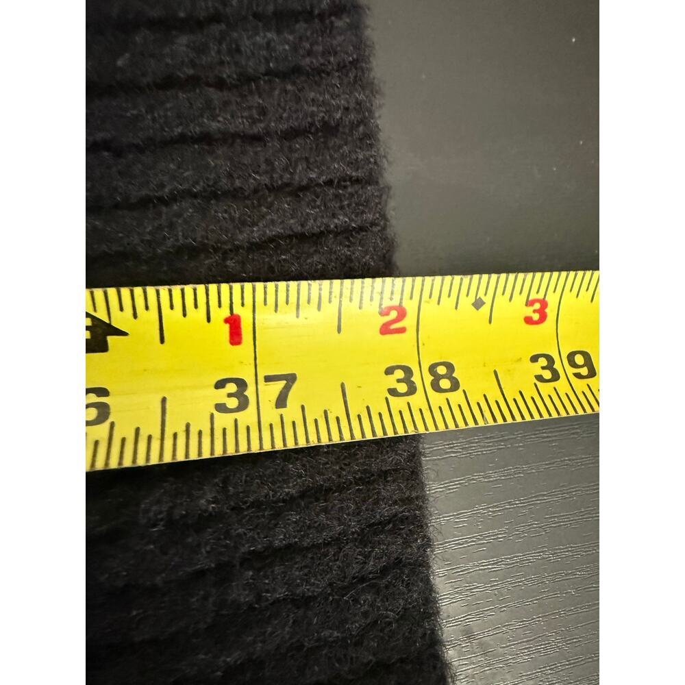 Daily Practice by Anthropologie Fuzzy Knit Mini Sweater Dress Black Size Medium - Picture 10 of 10